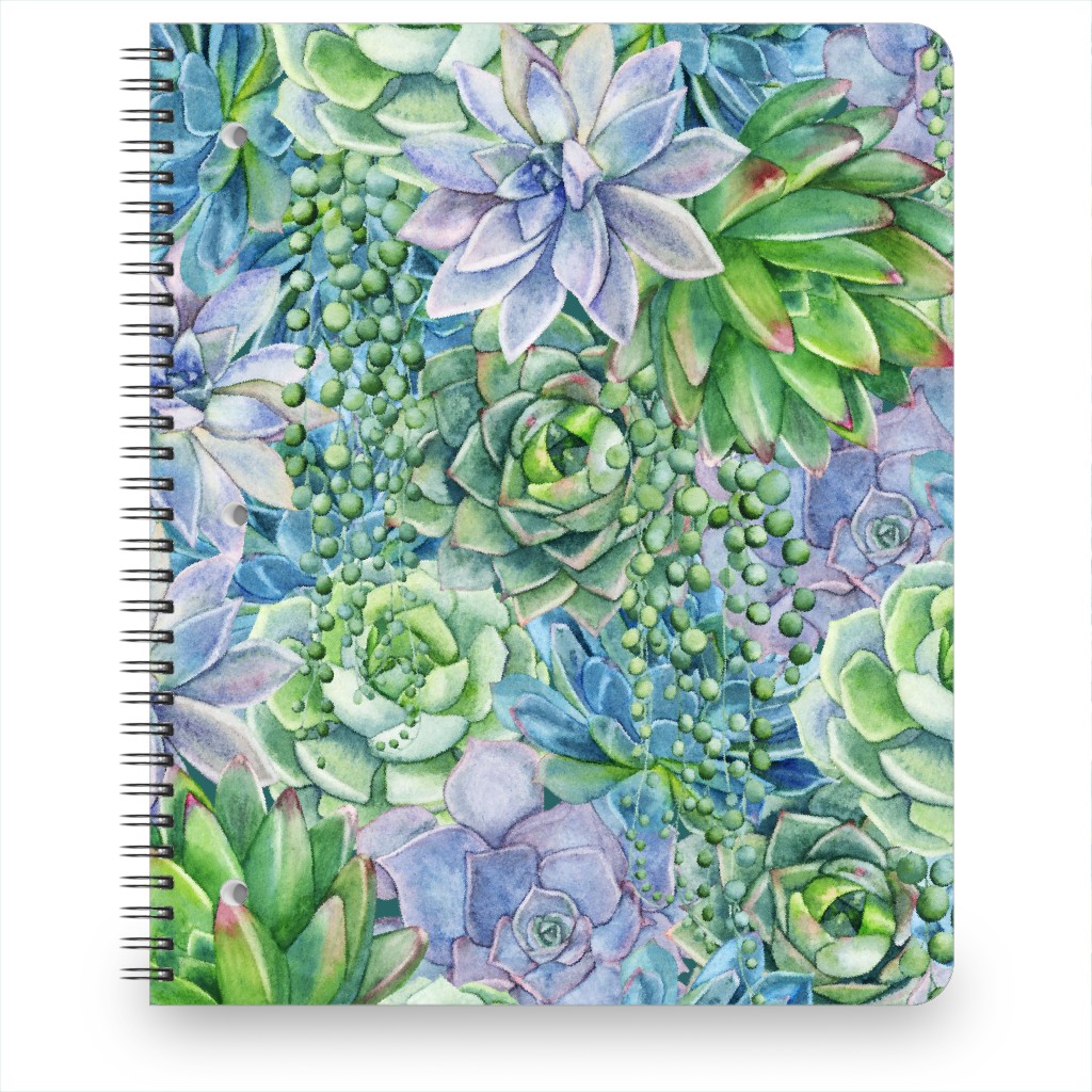 Green Spiral Notebooks