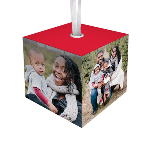 Photo Gallery Cube Personalized Christmas Ornaments | Shutterfly