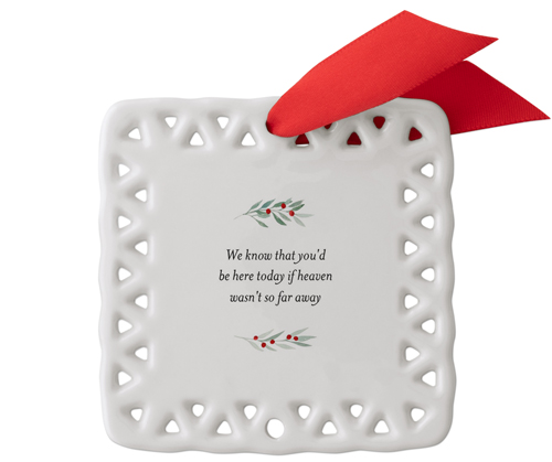 Always In Our Heart Ceramic Ornament | Christmas Ornaments | Shutterfly