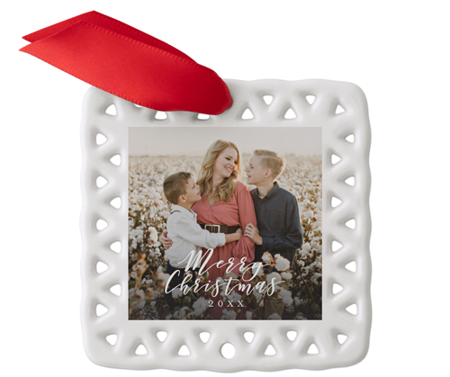White Ceramic Ornaments