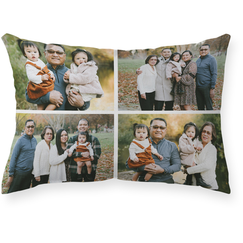 Gallery of Four Outdoor Pillow, 14x20, Single Sided, Multicolor
