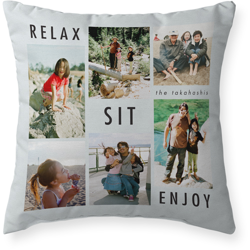 Sentiments Gallery Of Six Outdoor Pillow, 20x20, Double Sided, Multicolor