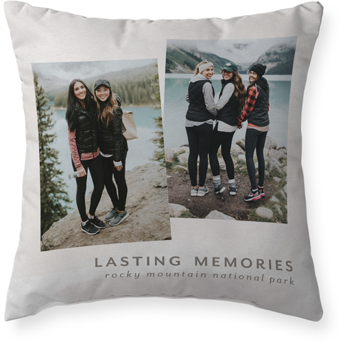 Gallery of Two Outdoor Pillow, 20x20, Single Sided, Multicolor