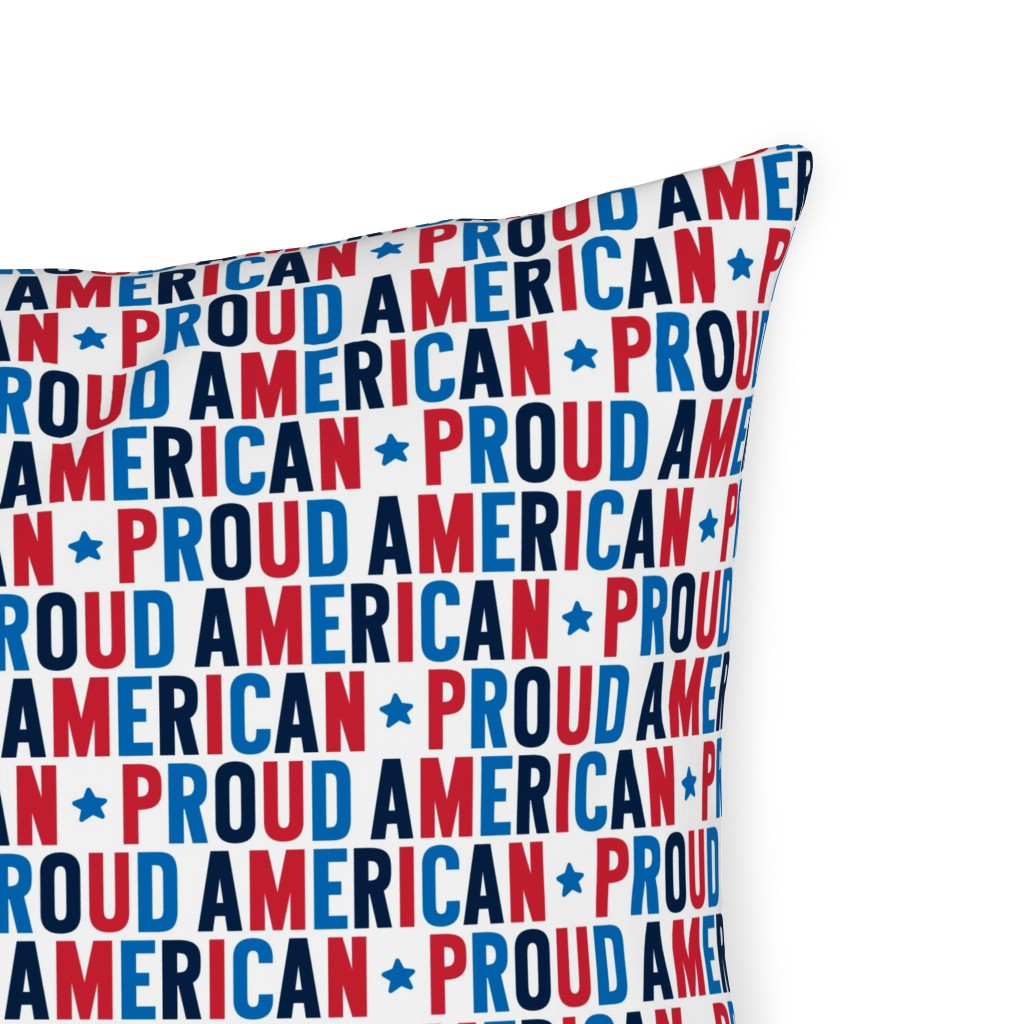 Proud American - Red White and Blue Outdoor Pillow | Shutterfly