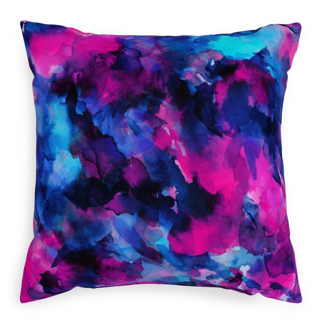 Solstice - Multi Outdoor Pillow, 20x20, Double Sided, Multicolor