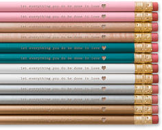 pencils with names