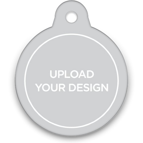 Upload Your Own Design Circle Pet Tag Pet Tags Shutterfly