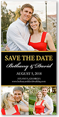 our wedding save the date 4x8 photo