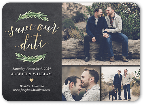 Green Save The Dates