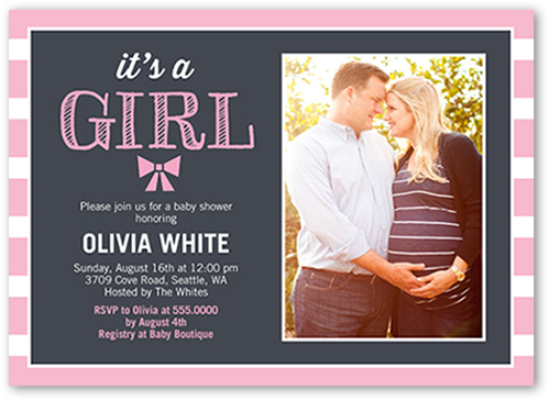 Shutterfly baby shower invitations hot sale girl