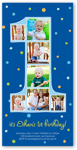 Details about   10 Personalised PHOTO Boys 1st First Happy Birthday Party PHOTO Invitations 