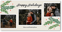 evergreen memories holiday card