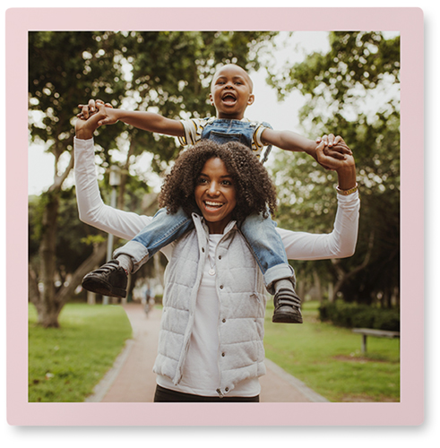 All Around Frame Photo Tile, Metal, 8x8, Multicolor, multi