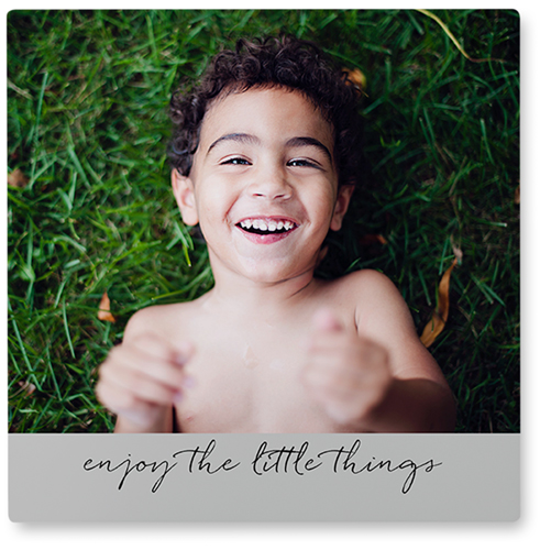 Simply One Photo Tile, Metal, 8x8, Multicolor, multi