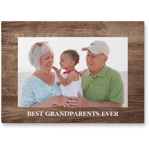 Countryside Photo Tile, Metal, 10x14, Brown, brown