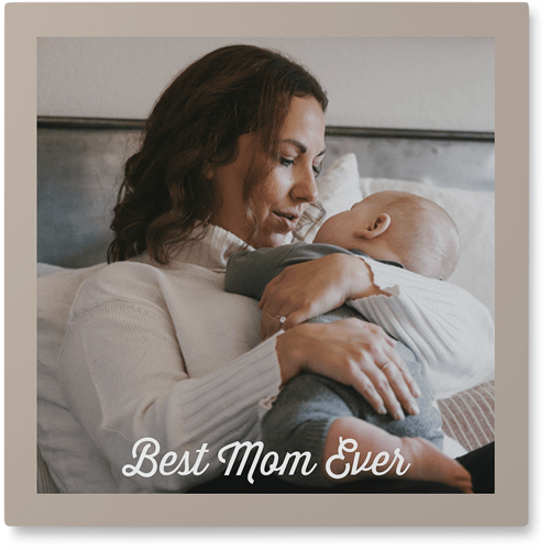 Gallery of One Border Photo Tile, Metal, 12x12, Multicolor, multi