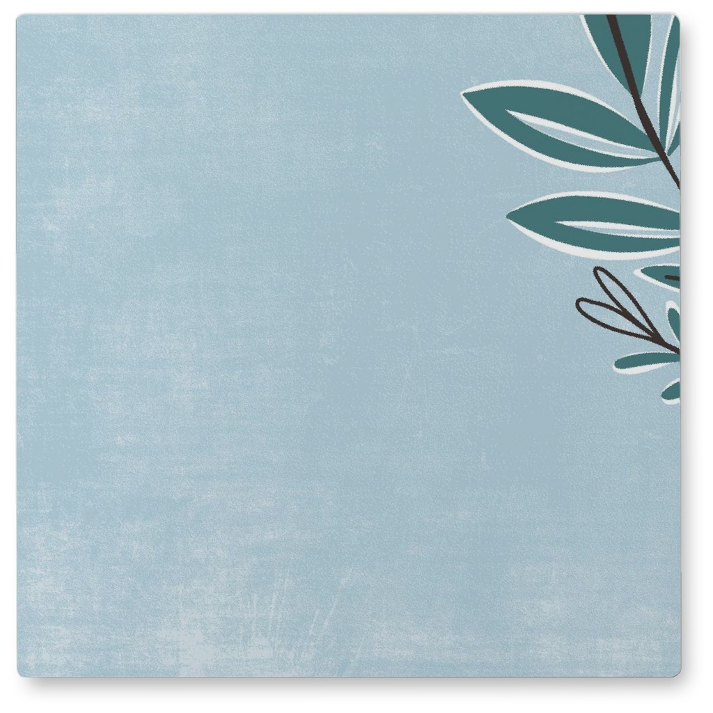 Follow Your Dreams Photo Tile, Metal, 8x8, Blue, Oasis