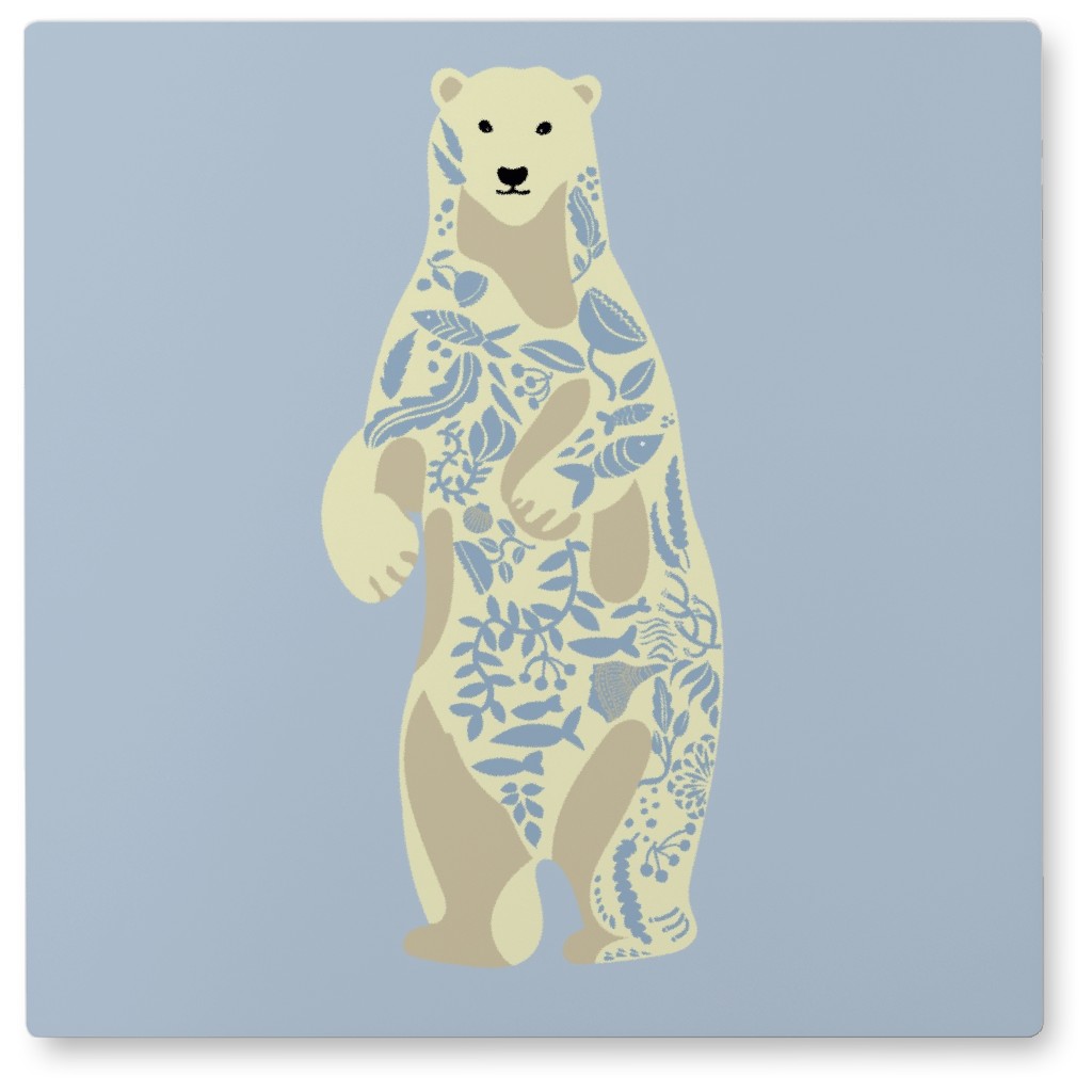 Polar Bear - Multi on Ice Blue