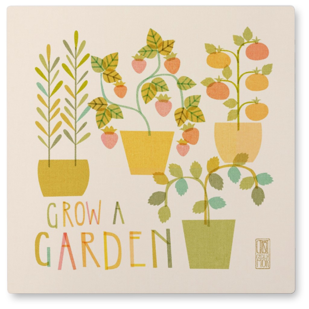 Yellow Photo Tile Gift