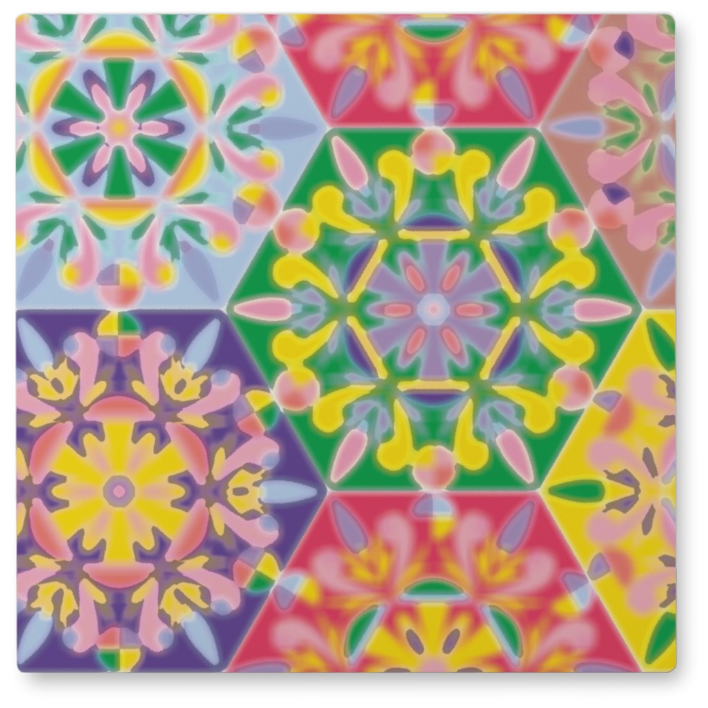 Kitchen Mosaics - Multi Photo Tile, Metal, 8x8, Multicolor