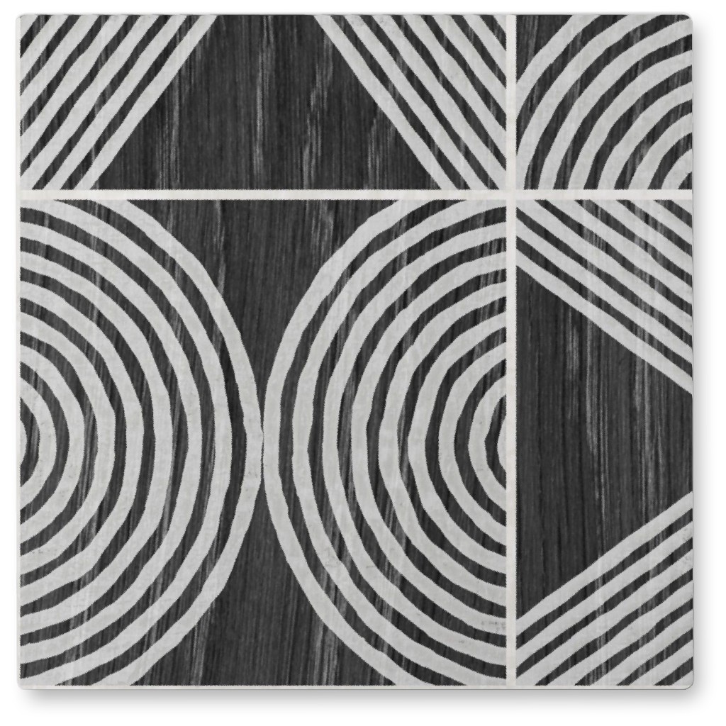 Boho Tribal Woodcut Geometric Shapes
