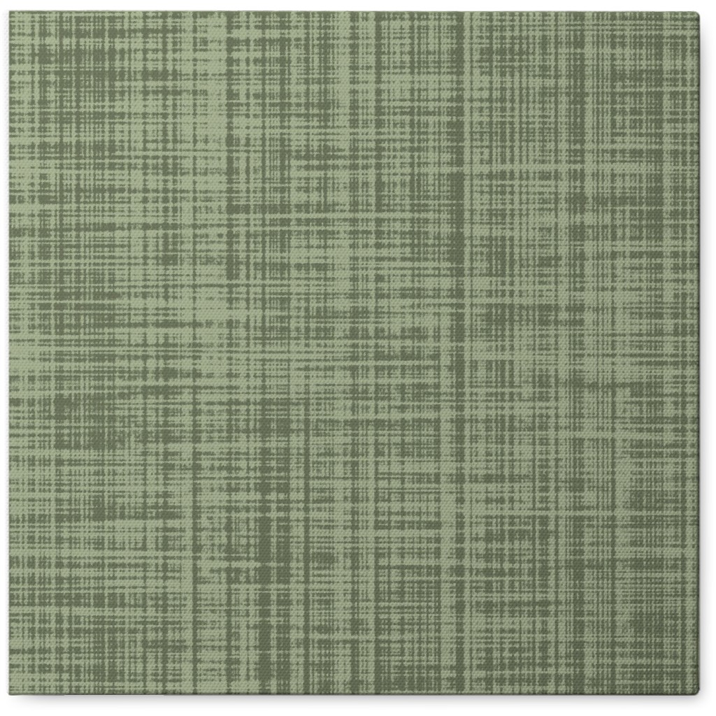 Linen Luxe Photo Tile, Canvas, 8x8, Green