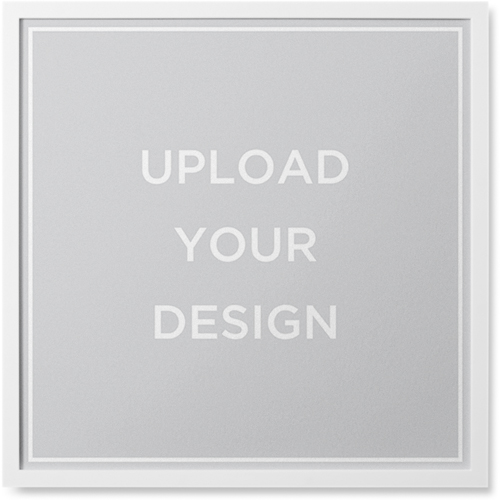 Upload Your Own Design Photo Tile, White, Framed, 8x8, Multicolor