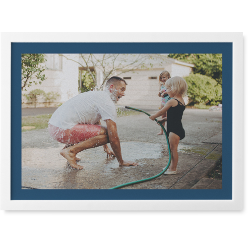 All Around Photo Tile, White, Framed, 5x7, Multicolor