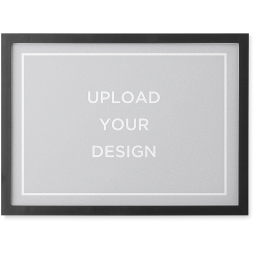 Upload Your Own Design Photo Tile, Black, Framed, 5x7, Multicolor