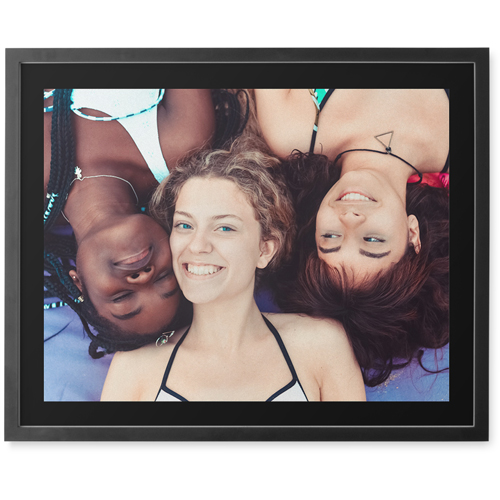 One Frame Photo Tile, Black, Framed, 8x10, Multicolor, multi