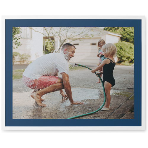 All Around Photo Tile, White, Framed, 11x14, Multicolor, multi