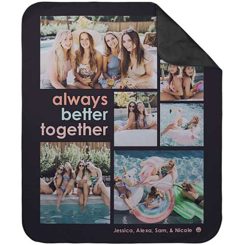 Always Together Picnic Blanket, Gray