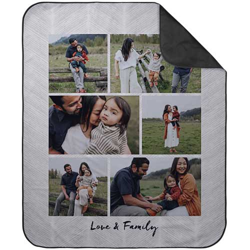 Gallery of Six Portrait Picnic Blanket by Shutterfly Shutterfly