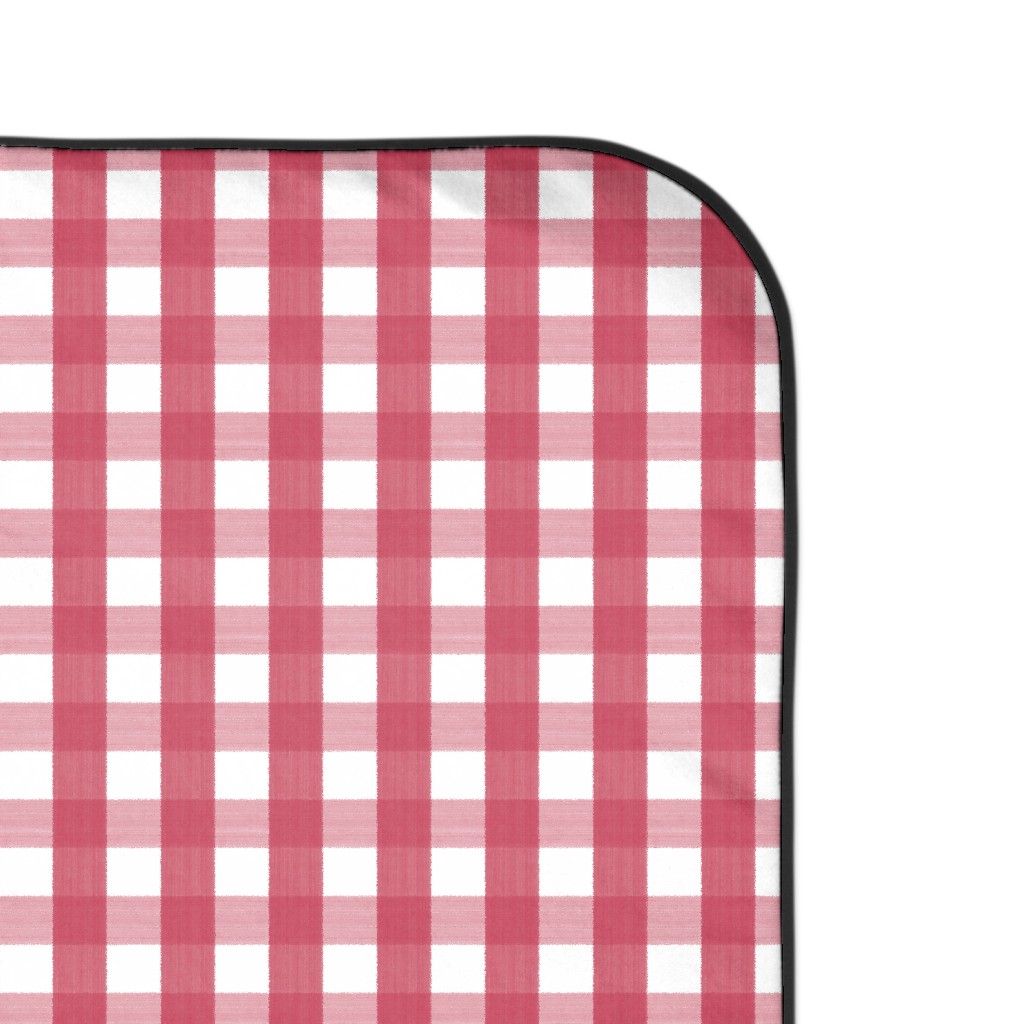 red and white picnic blanket clipart