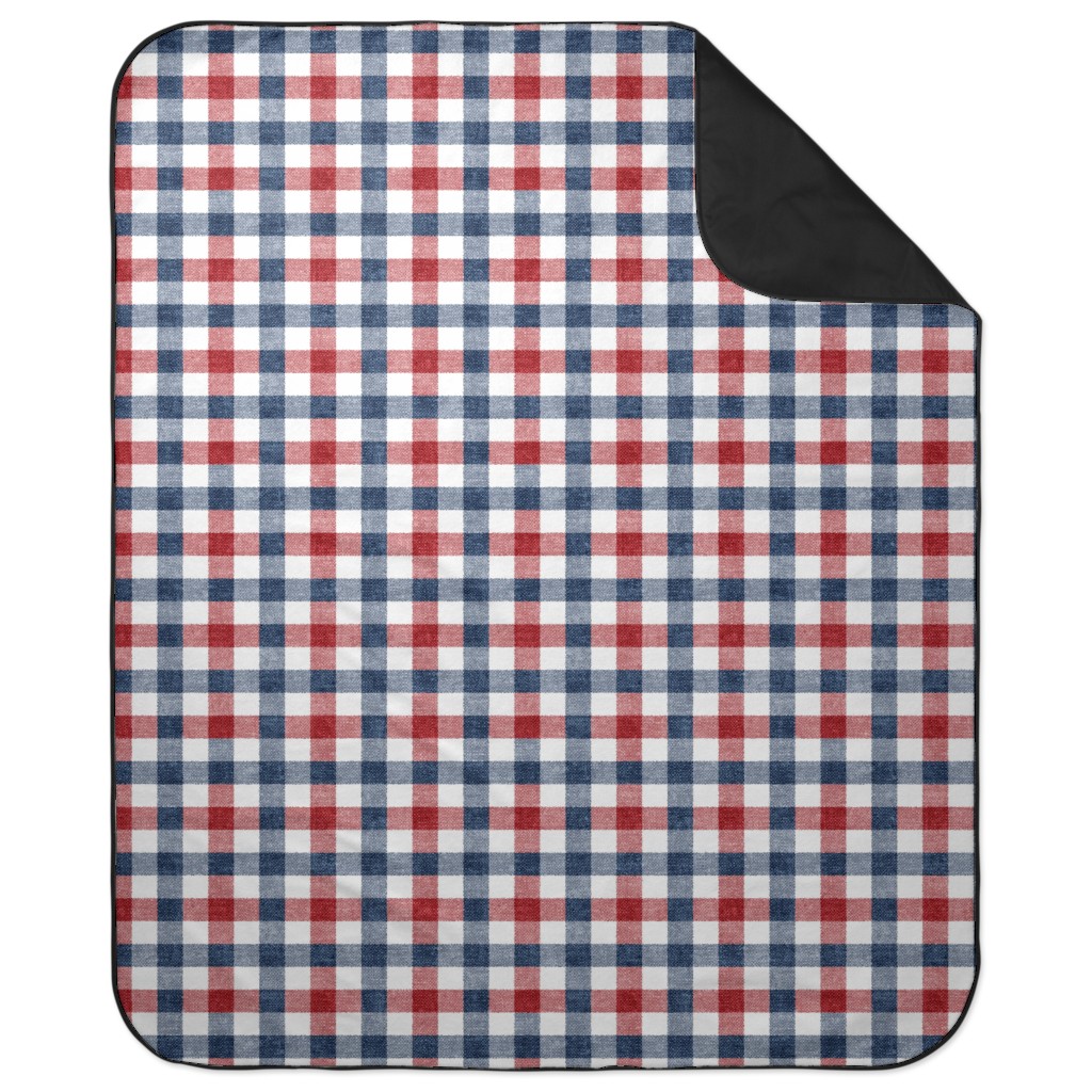 Red and white on sale picnic rug