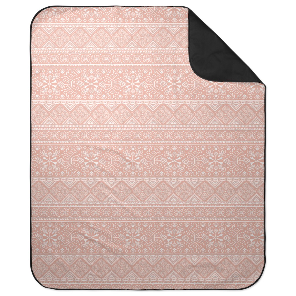 Grand Bazaar - Blush Pink Picnic Blanket, Pink