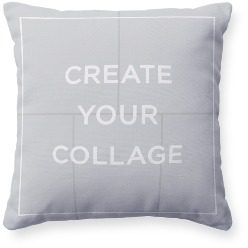 Create a Collage Pillow, Woven, White, 16x16, Double Sided, Multicolor