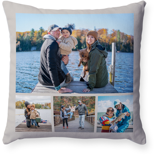 Hero Gallery of Four Pillow, Woven, White, 18x18, Double Sided, Multicolor, multi