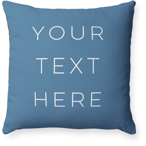 Text Gallery Pillow, Woven, Black, 18x18, Single Sided, Multicolor, multi