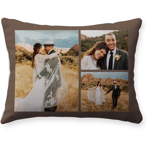 Hero Gallery Of Three Pillow, Woven, White, 12x16, Double Sided, Multicolor