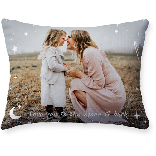 To the moon shop and back pillow