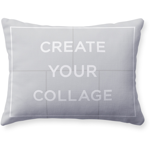 Create a Collage Pillow, Woven, White, 12x16, Double Sided, Multicolor