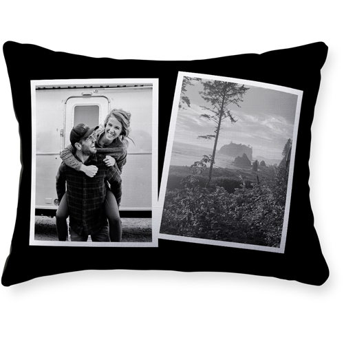 Tilt Frames Pillow, Woven, Black, 12x16, Single Sided, Black