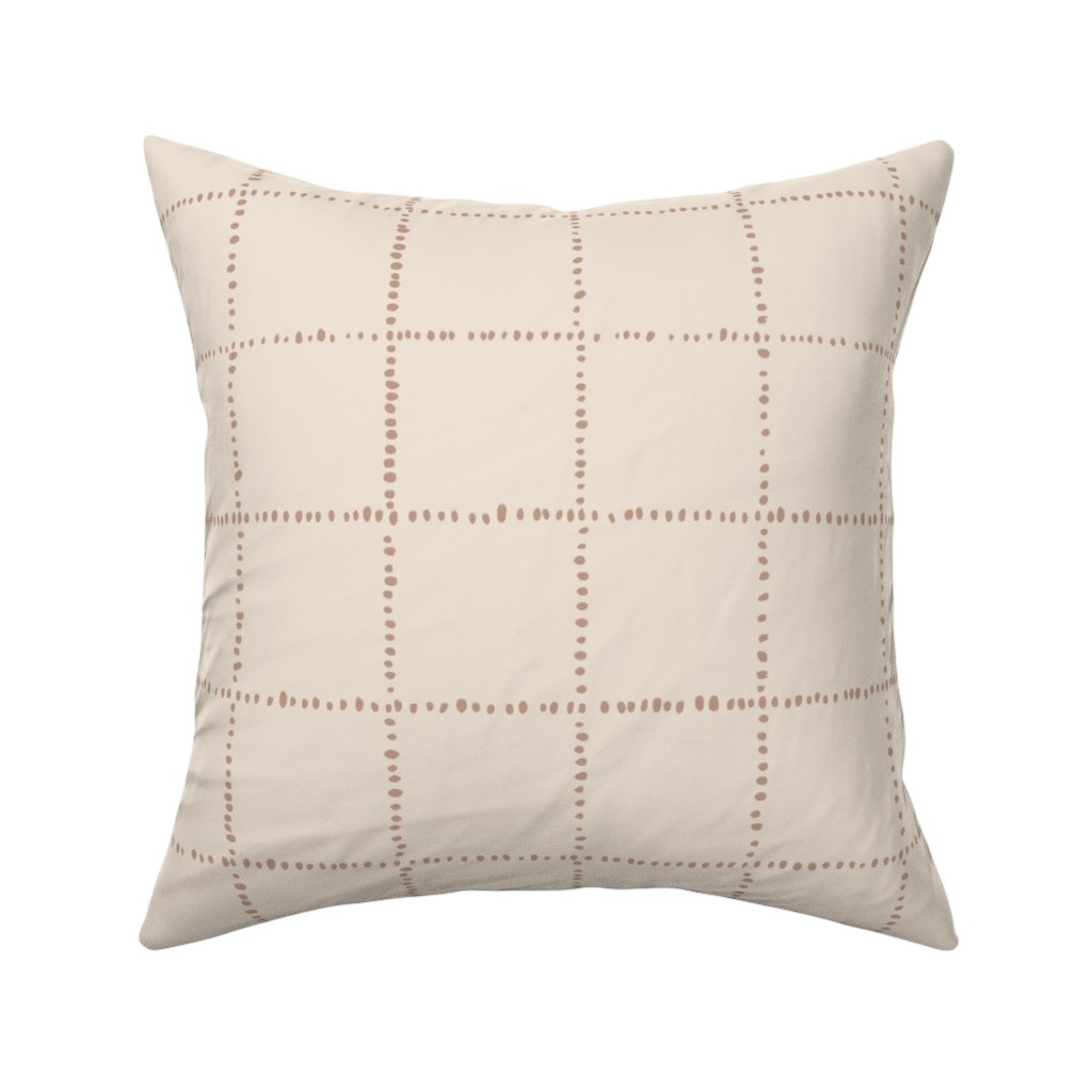Soul Garden Pillow, Woven, Beige, 16x16, Single Sided, Beige, Sand