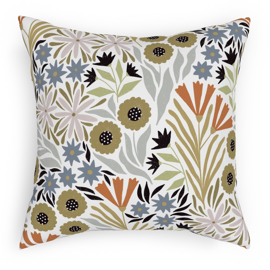 adeline floral muted multi pillow