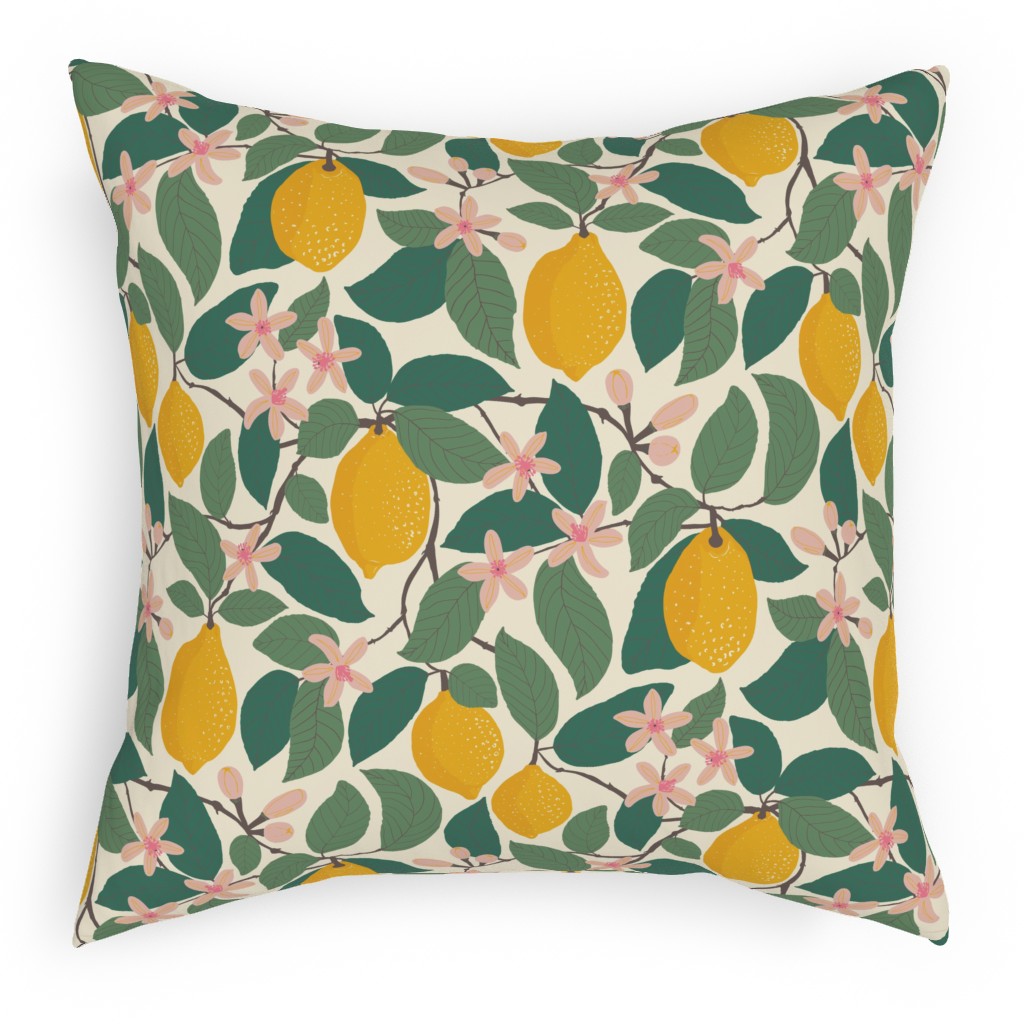 Yellow Outdoor Pillows