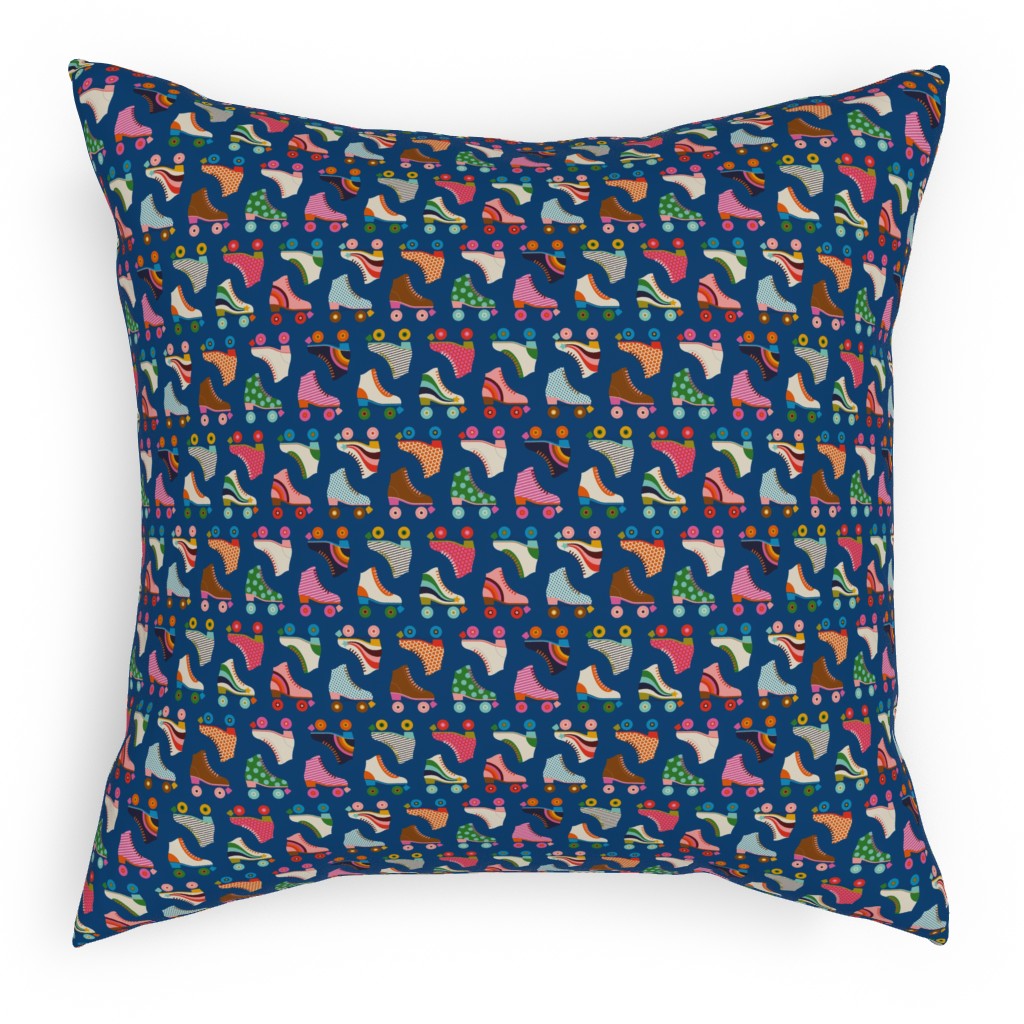 Skate Envy - Multi Pillow, Woven, Black, 18x18, Single Sided, Multicolor
