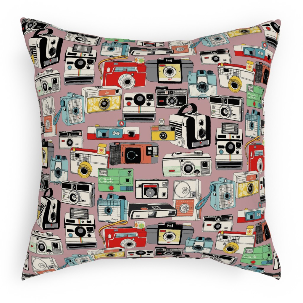 Make It Snappy Pillow, Woven, Black, 18x18, Single Sided, Multicolor