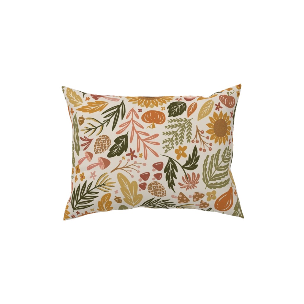 Boho Botanical Print Pillows