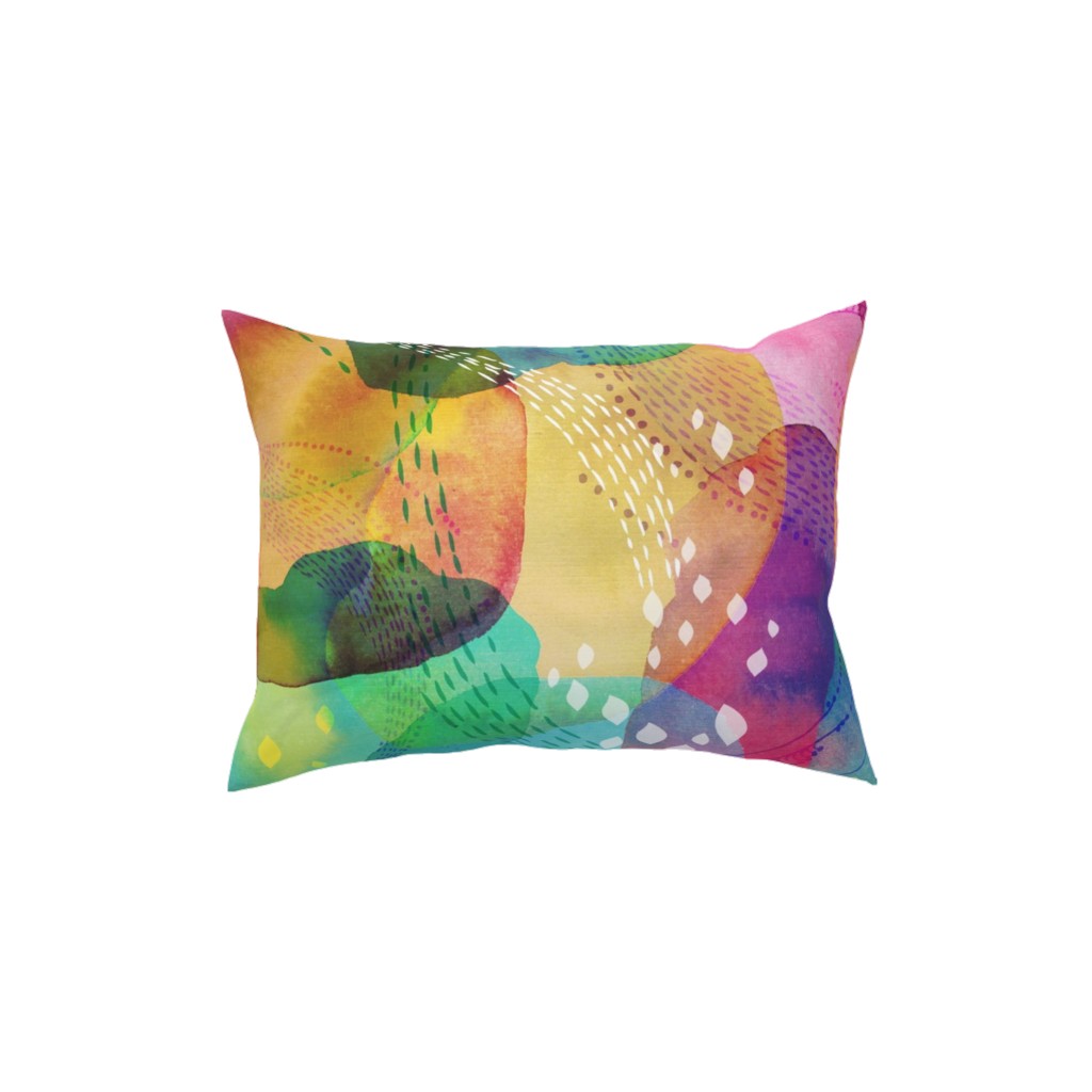Daydreaming Pillow, Woven, Black, 12x16, Single Sided, Multicolor